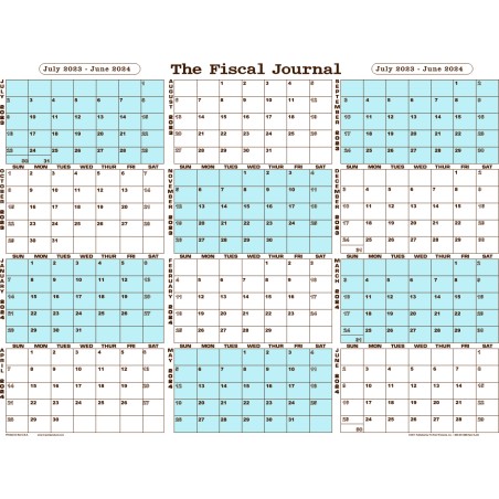 Fiscal Journal 2023-2024 write on wipe off